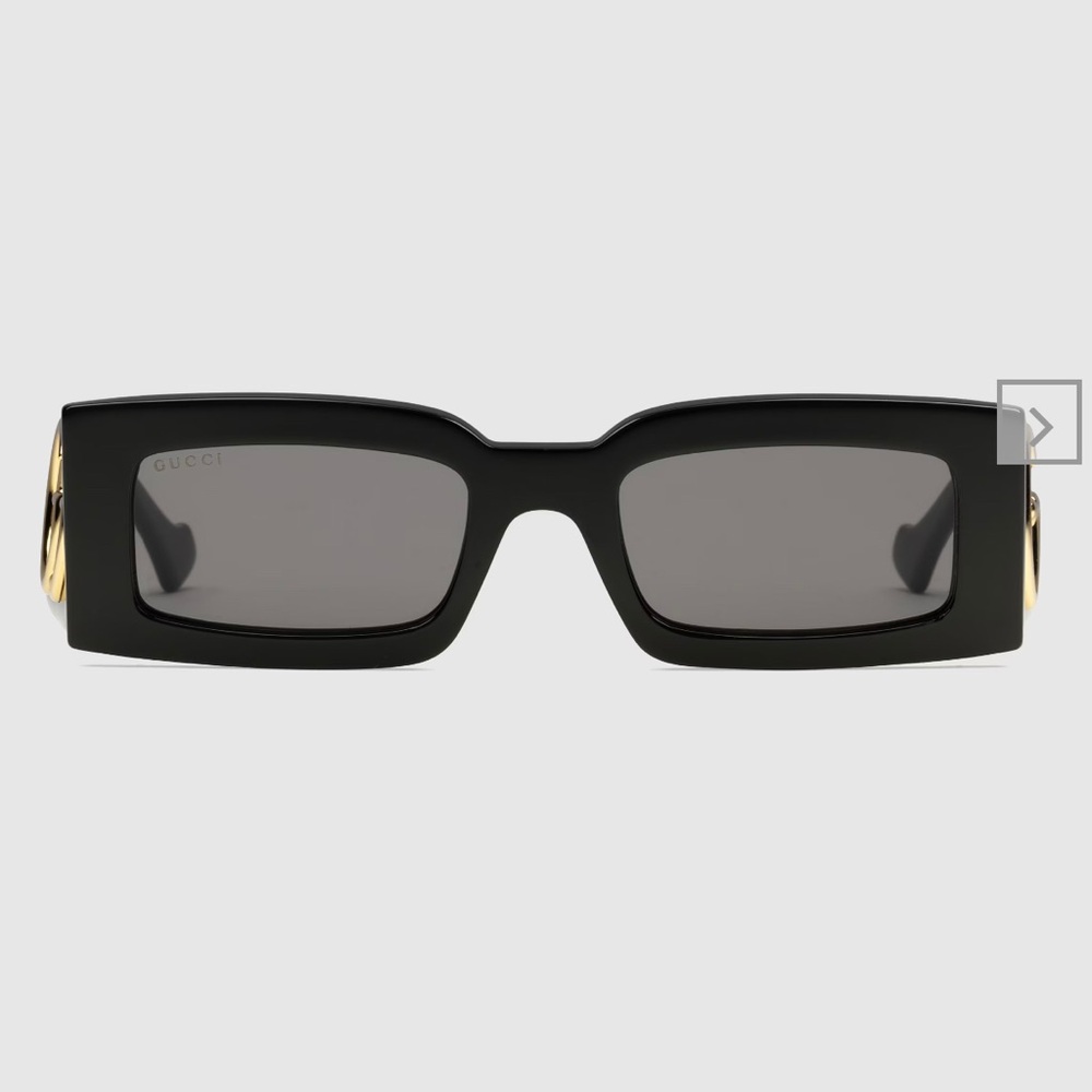 Original Gucci Rectangular Frame Sunglasses - image 1